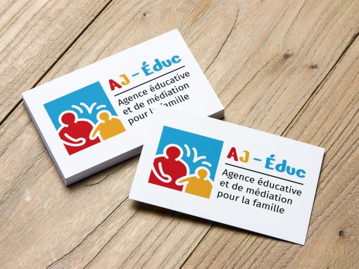 AJ-Educ, Logo & Carte de visite